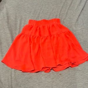 Hot pink wavy skirt